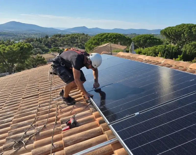 Installateur panneaux solaires Villeveyrac — pose photovoltaïque sur toiture